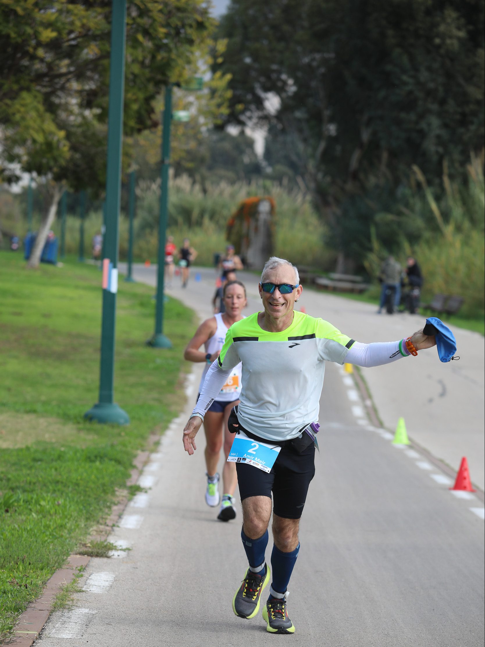 אמיר מאיר בסיום מקצה ריצה